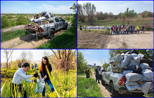 Actiune majora de ecologizare in Parcul Natural Vacaresti. Tone de deseuri stranse si indepartate!