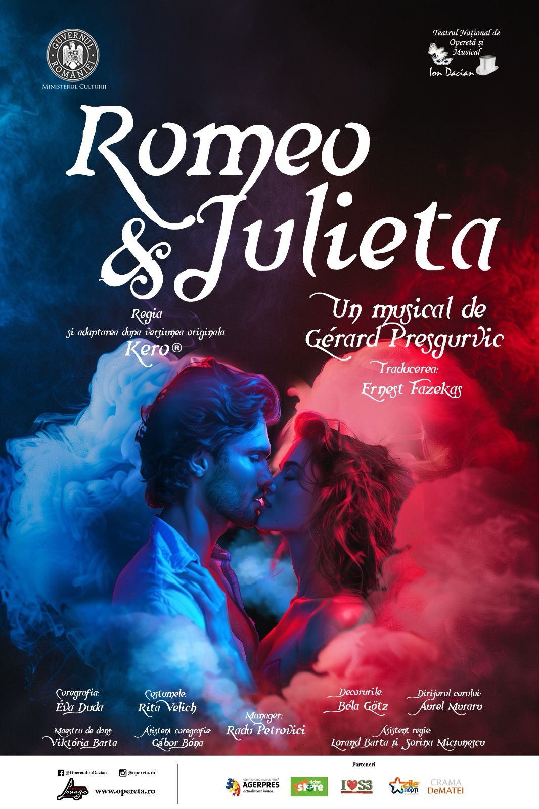Teatrul Național de Operetă și Musical „Ion Dacian” readuce pe scenă îndrăgitul musical pop-rock „Romeo și Julieta”, după mai bine de 15 ani